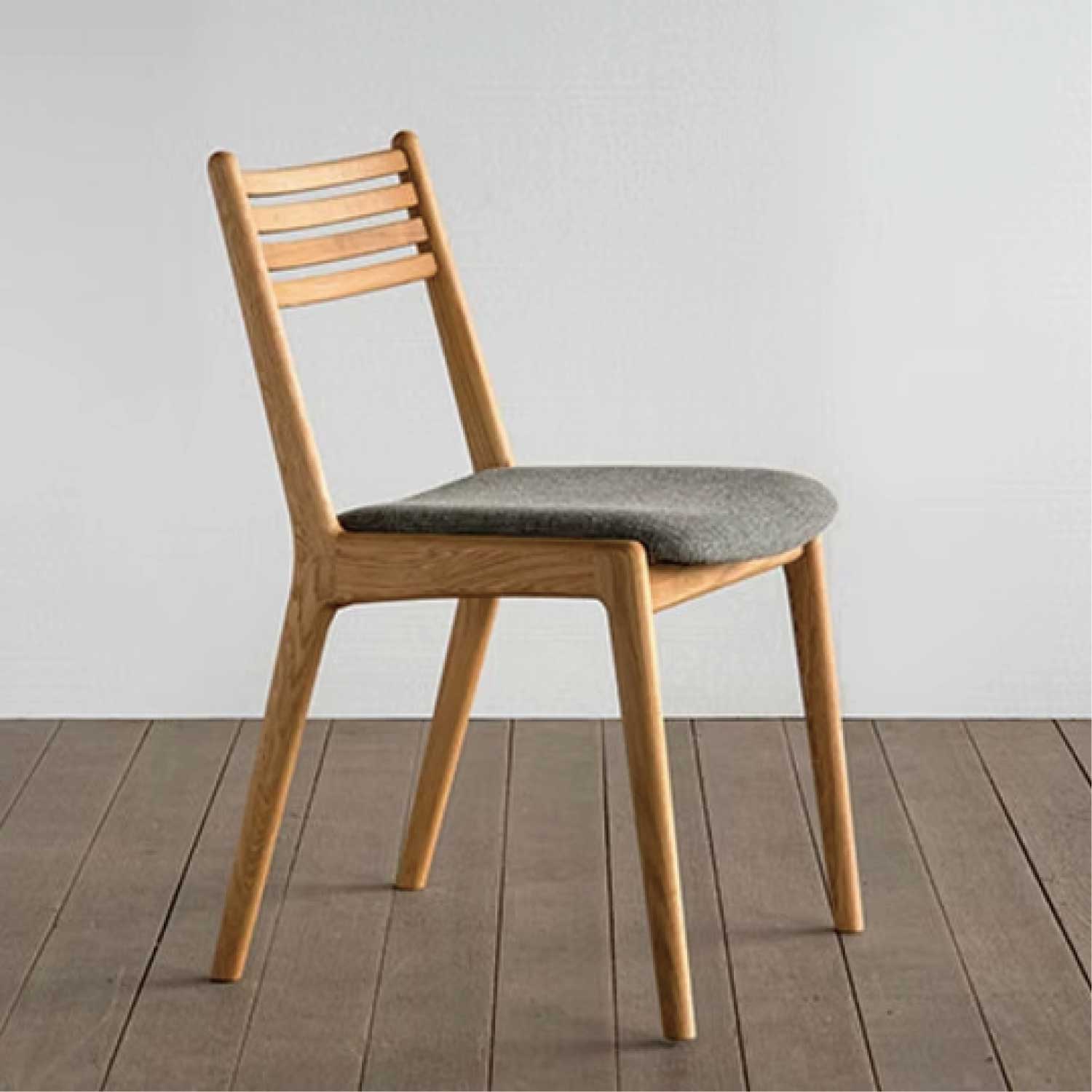 スリット アームレスチェア｜布座